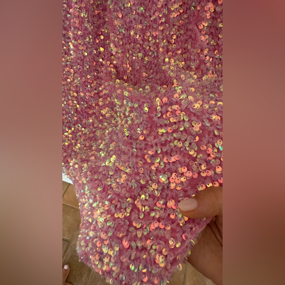 Helsi Abby Sequin Halter Minidress - Picture 6 of 8